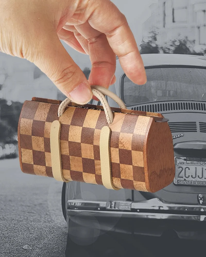 A chic and practical Mini LV Bag Model parking card, ideal for easy parking identification and a great gift for friends