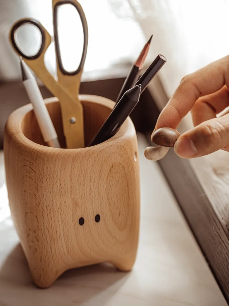 A charming mushroom wooden storage box, perfect for a thoughtful gift that combines functionality with a touch of nature-inspired decor