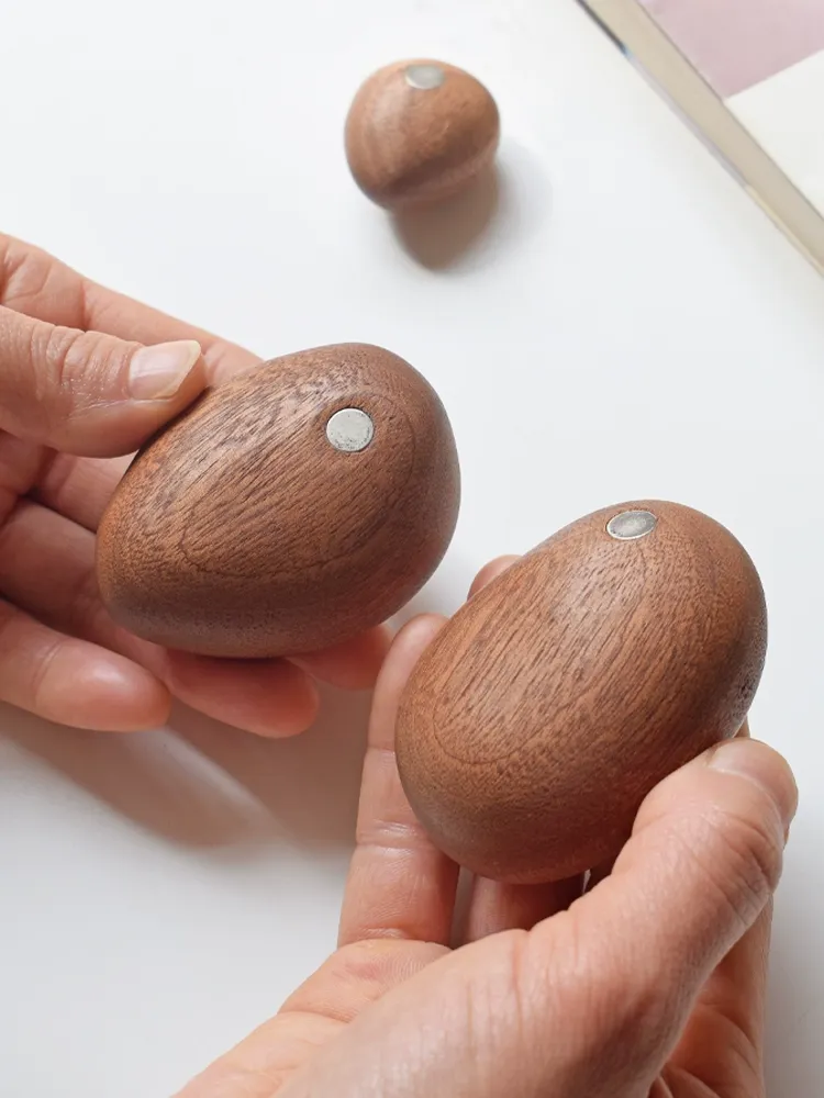 Wooden balancing stones designed to enhance home decor with a calming, artistic presence