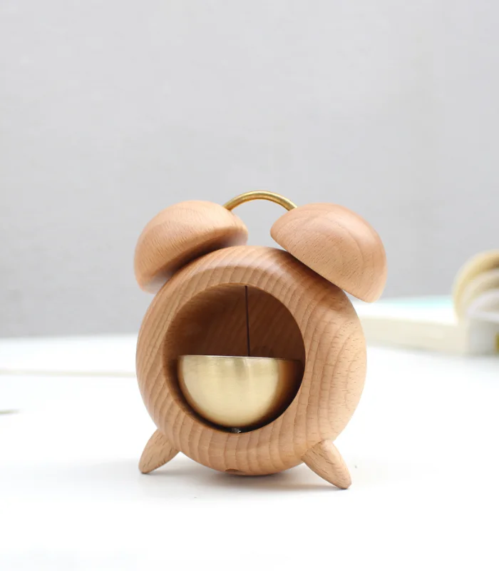 Japanese wind chime with an alarm clock shape