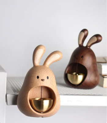 Wind chime with a big mouth rabbit decoration