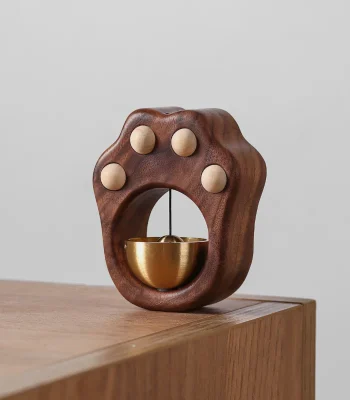 Cute cat paw-shaped doorbell for any entryway