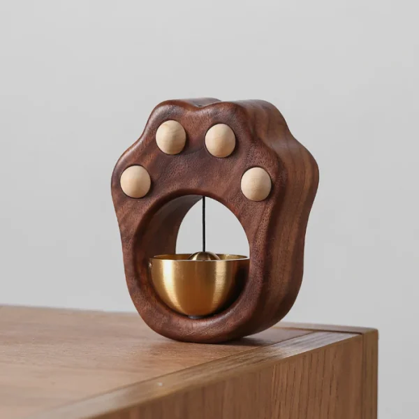 Cute cat paw-shaped doorbell for any entryway