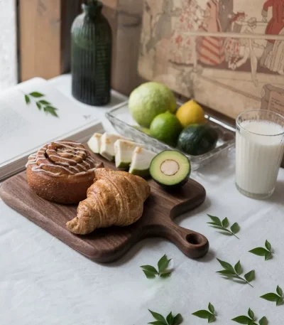 Handmade Wooden Cutting Board with Handle