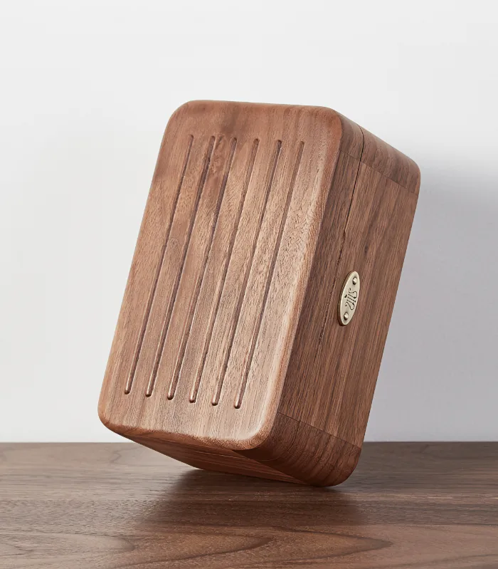 Timeless wooden jewelry box featuring a music box, perfect for storing precious jewelry items with style