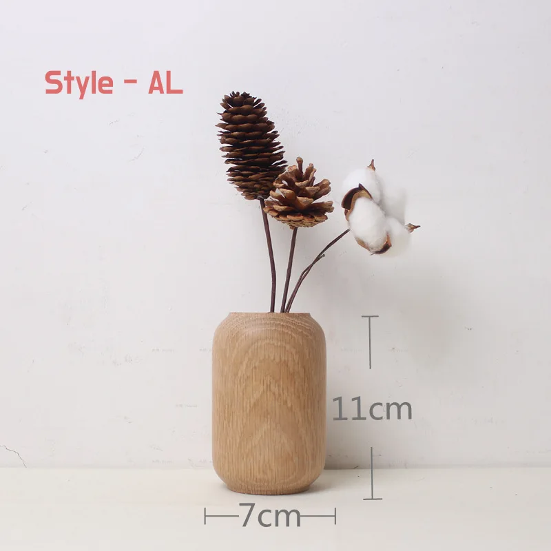 Small Wooden Vase (Style AL)